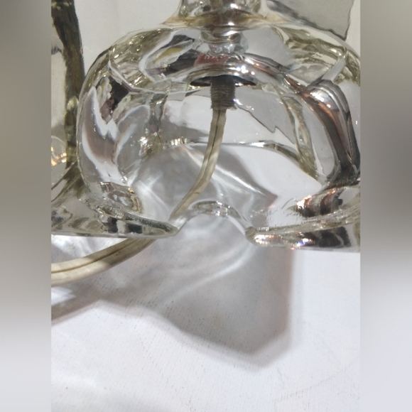 Leviton Vintage Crystal geometric cube prism lamp - Picture 6 of 11